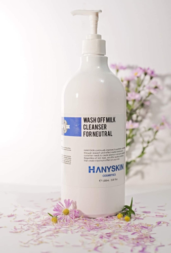 Sữa rửa mặt dịu nhẹ trung hòa HanySkin Wash Off Milk Cleanser For Neutral