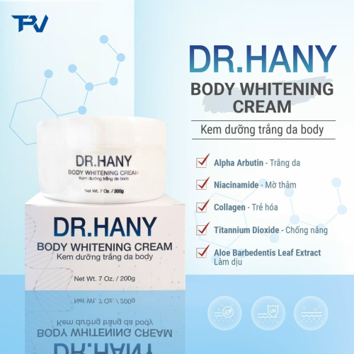Kem dưỡng trắng da body Dr. Hany