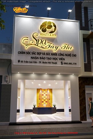 tao dau an voi bang hieu spa hoa minh vao khong gian thu gian2