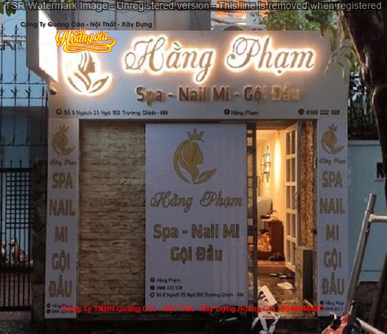 tao dau an voi bang hieu spa hoa minh vao khong gian thu gian8