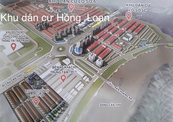 Đất nền khu Hồng Loan Q. Cái Răng: Với mặt tiền đường lớn, đất nền khu Hồng Loan Q. Cái Răng trở thành lựa chọn tuyệt vời cho những ai muốn định cư tại Cần Thơ. Khu vực phát triển nhanh chóng, có tiềm năng tăng giá trị bất động sản cao trong tương lai.