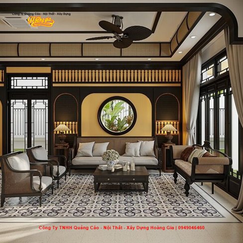 Nội Thất Cần Thơ – Thiết Kế & Thi Công Nội Thất Phong Cách Indochine Trọn Gói