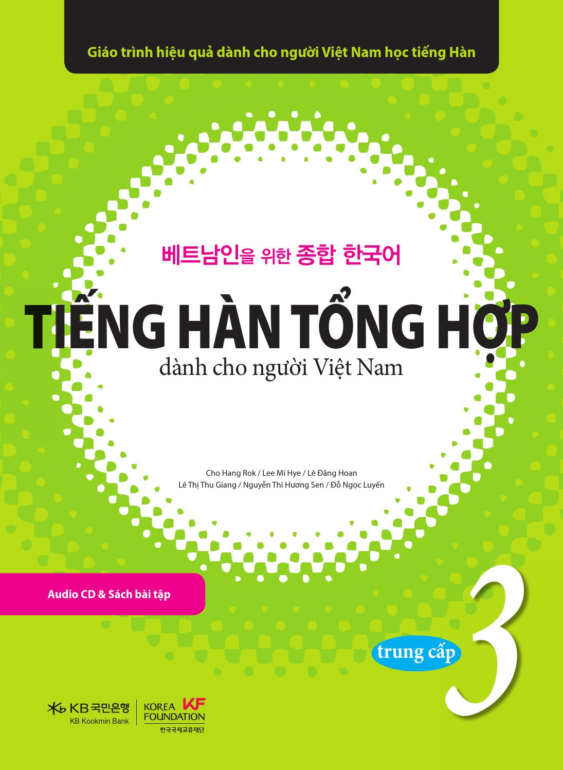 Giáo trình tiếng Hàn tổng hợp - Hệ trung cấp 3