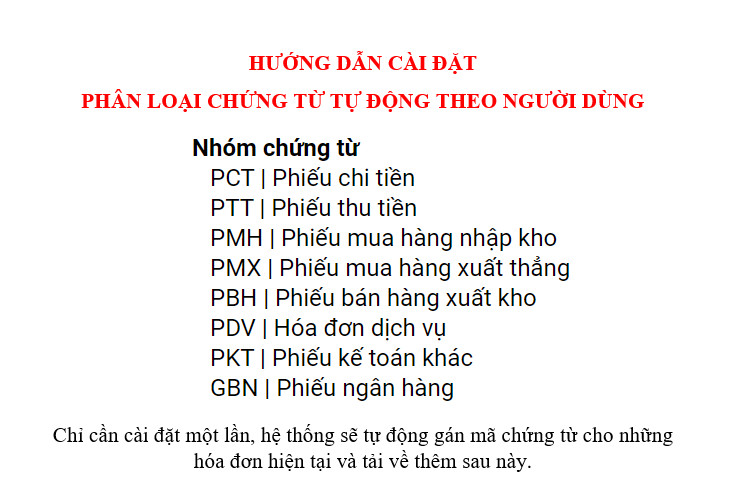 TPD Tooltax - Tự động phân loại chứng từ đầu vào cho Hóa đơn điện tử