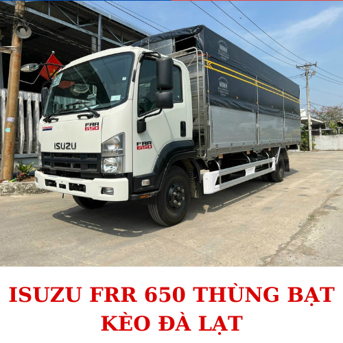 Giới thiệu đánh giá Xe tải Isuzu FRR650 thùng bửng nhôm kiểu Đà Lạt đóng tại Garage Lượm