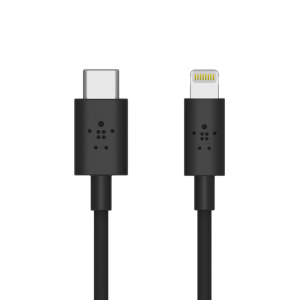 Cable Belkin USB-C to Lightning (Black)