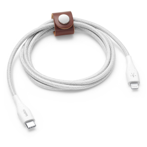 Cable Belkin Duratek USB-C to Lightning (White)