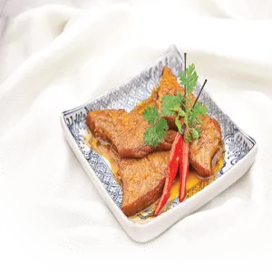 Sườn non chay ram mật ong