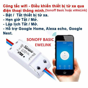 Công tắc wifi điều khiển từ xa qua điện thoại