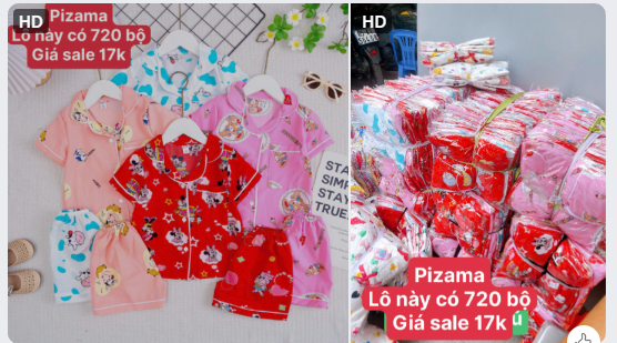 Bộ pijama sale