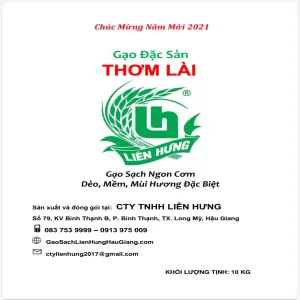 Gạo Đặc Sản THƠM LÀI (10 KG)