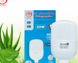 Bóng đèn bulb trụ Mỹ Linh 20w hộp xanh dương