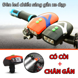 Đèn trước xe đạp có còi