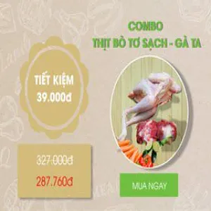 Ưu đãi đặc biệt kh mua combo thực phẩm tại cửa hàng