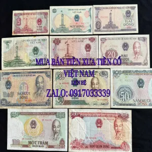 Thu mua tiền xưa, tiền cổ Việt Nam giao dịch toàn quốc