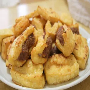 tàu hủ dồn chả thịt chiên