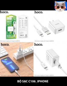 Bộ sạc hoco 10,5W micro