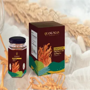 Đông trùng hạ thảo sấy thăng hoa Quang Ngân 10 Gram