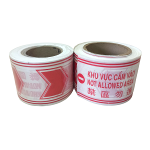 Cuộn băng khu vực cấm vào công trình