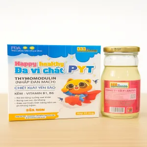 Thực phẩm bảo vệ sức khoẻ Happy healthy đa vi chất (kẽm -vitamin B1,B6) quấn kèm yến lọ 180ml