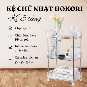 Kệ 3 tầng trong suốt Việt Nhật