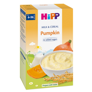 Bột sữa và rau củ dinh dưỡng HiPP – Bí đỏ, từ 6 tháng