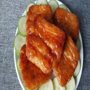 sườn non chay rim nước dừa