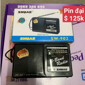 Loa nghe đài pin đại và nguồn 220v