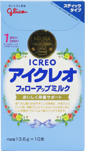 Sữa Glico Icreo số 1 dạng thanh cho bé từ 9- 36 tháng (136g)