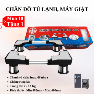 Chân đỡ máy giặt tủ lạnh inox