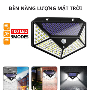 Đèn năng lượng cảm ứng  100 led