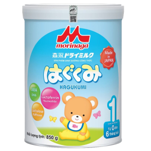 Sữa bột Morinaga CTY số 1 Hagukumi - 850g (0-6 tháng)