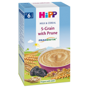 Bột dinh dưỡng HiPP ngũ cốc hoa quả tổng hợp - Mận tây 250g, từ 6 tháng