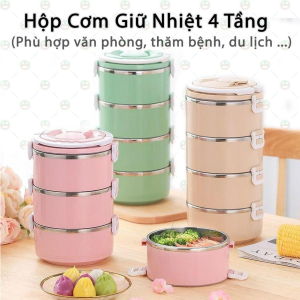 Hộp cơm 4 tầng