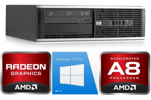 HP Compaq 6305 Elite SFF, AMD QuadCore A8, 4Gb, 250GB, USB 3.0