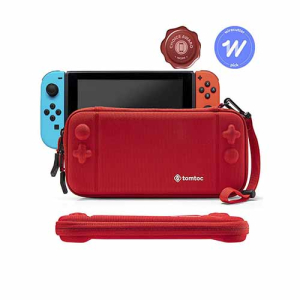 TÚI CHỐNG VA ĐẬP TOMTOC (USA) NINTENDO SWITCH SLIM RED