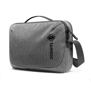 TÚI ĐEO ĐA NĂNG TOMTOC (USA) CROSSBODY FOR TECH ACCESSORIES AND IPAD 10.5/PRO 11INCH/TABLET/NOTEBOOK 11INCH GRAY H02-A01G