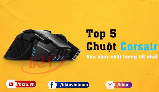 Top 5 chuột Corsair bán chạy nhất đầu năm 2020