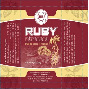 BỘT CA CAO RUBY