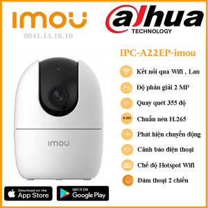 Camera imou A22 giá thợ