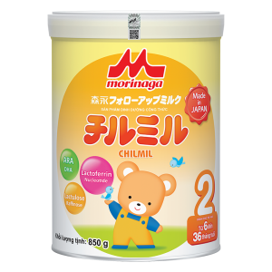 Sữa bột Morinaga CTY số 2 Chimil - 850g (6-36 tháng)