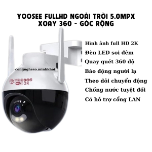 Camera yoosee ngoài trời 2008 mẫu mới