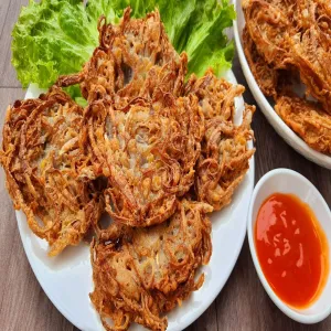 Bắp chuối chiên bột