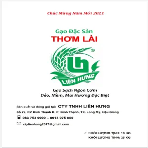 Gạo Đặc Sản THƠM LÀI (25 KG)