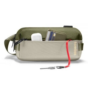 TÚI ĐEO CHÉO TOMTOC (USA) LIGHTWEIGHT SLING BAG GREEN H02-A04T02