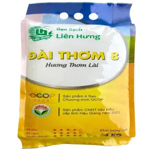 GẠO SẠCH LIÊN HƯNG ĐÀI THƠM 8