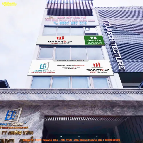 Bảng Hiệu Tài Trợ - Thương Hiệu Nhôm Maxpro