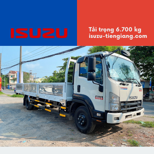 Xe Tải Isuzu 6 Tấn 7 FRR 650 Thùng Lửng 6M7