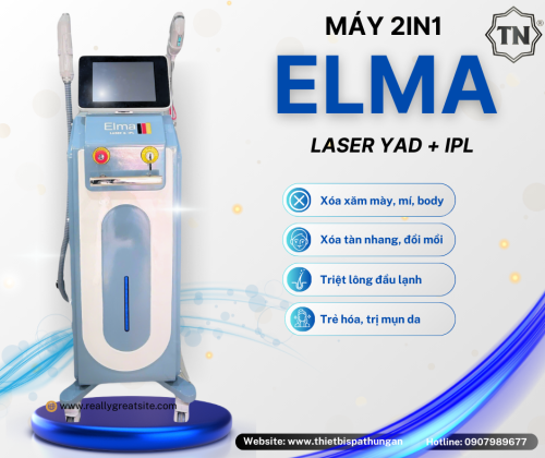 MÁY 2IN1 ELMA LASER YAG + IPL