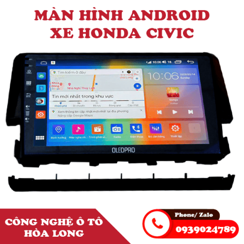 Màn hình android Oledpro cho xe Honda Civic